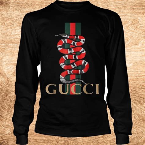 gucci snake t shirt.